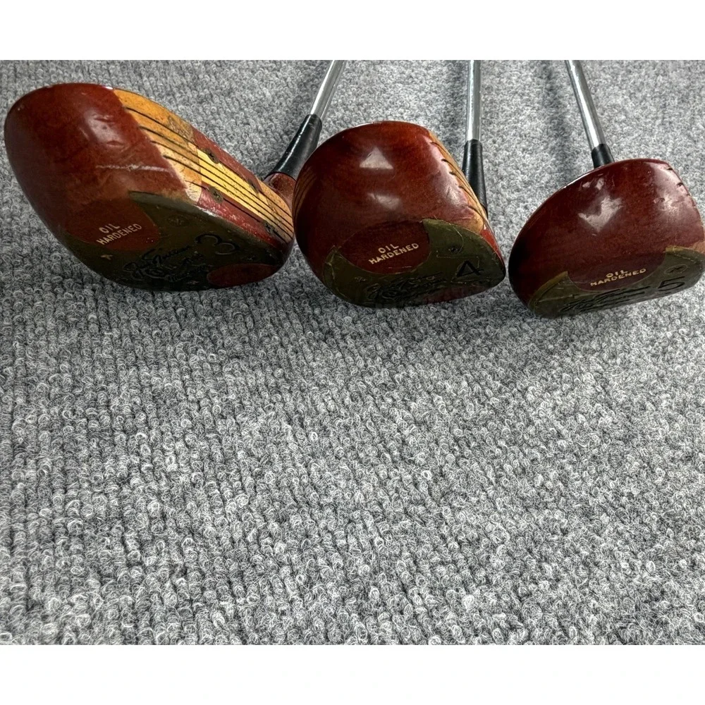 MacGregor Jack Nicklaus‎ Muirfield Persimmon Woods Set 3-4-5 | Oil Hardened | RH